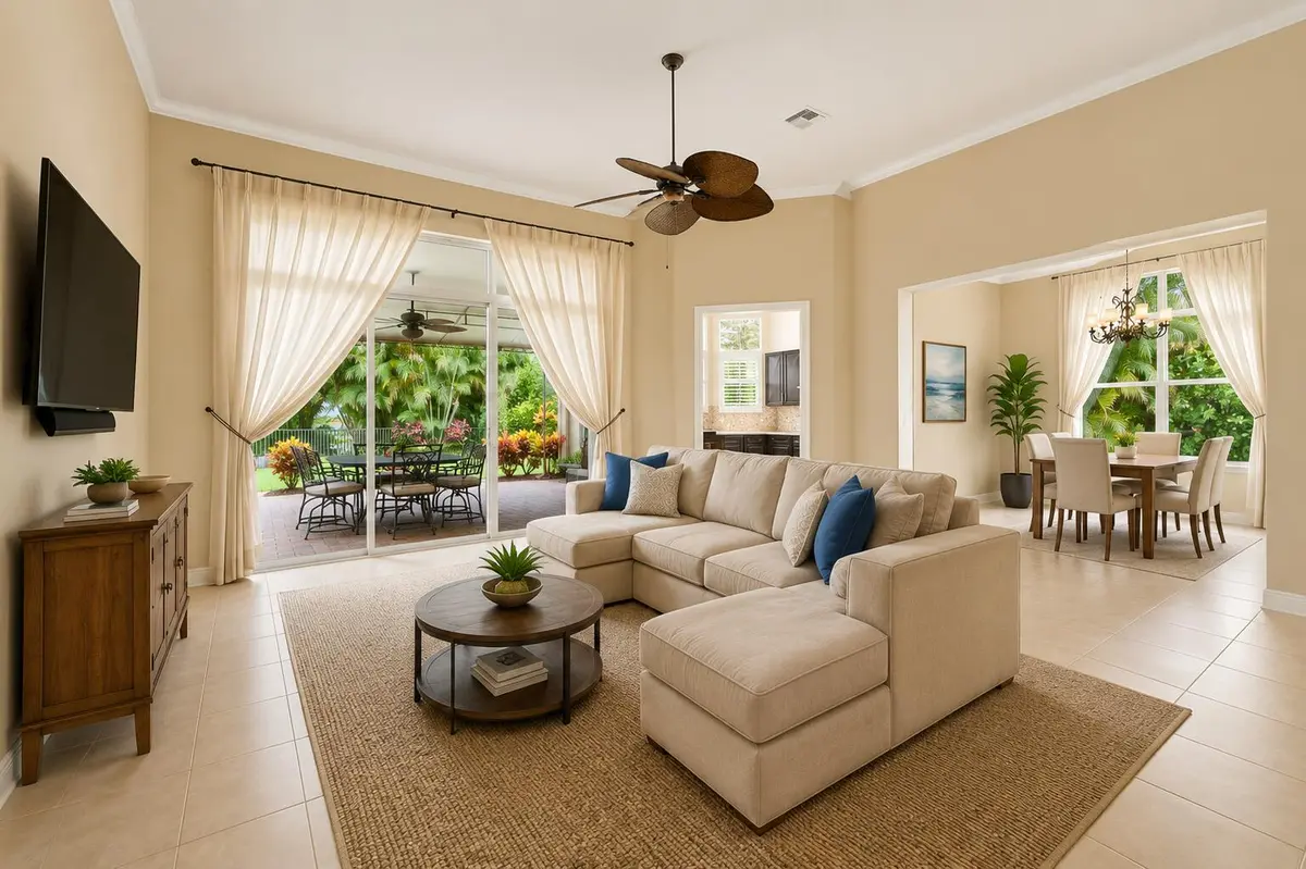Living Room at 7650 Preserve Drive, West Palm Beach
