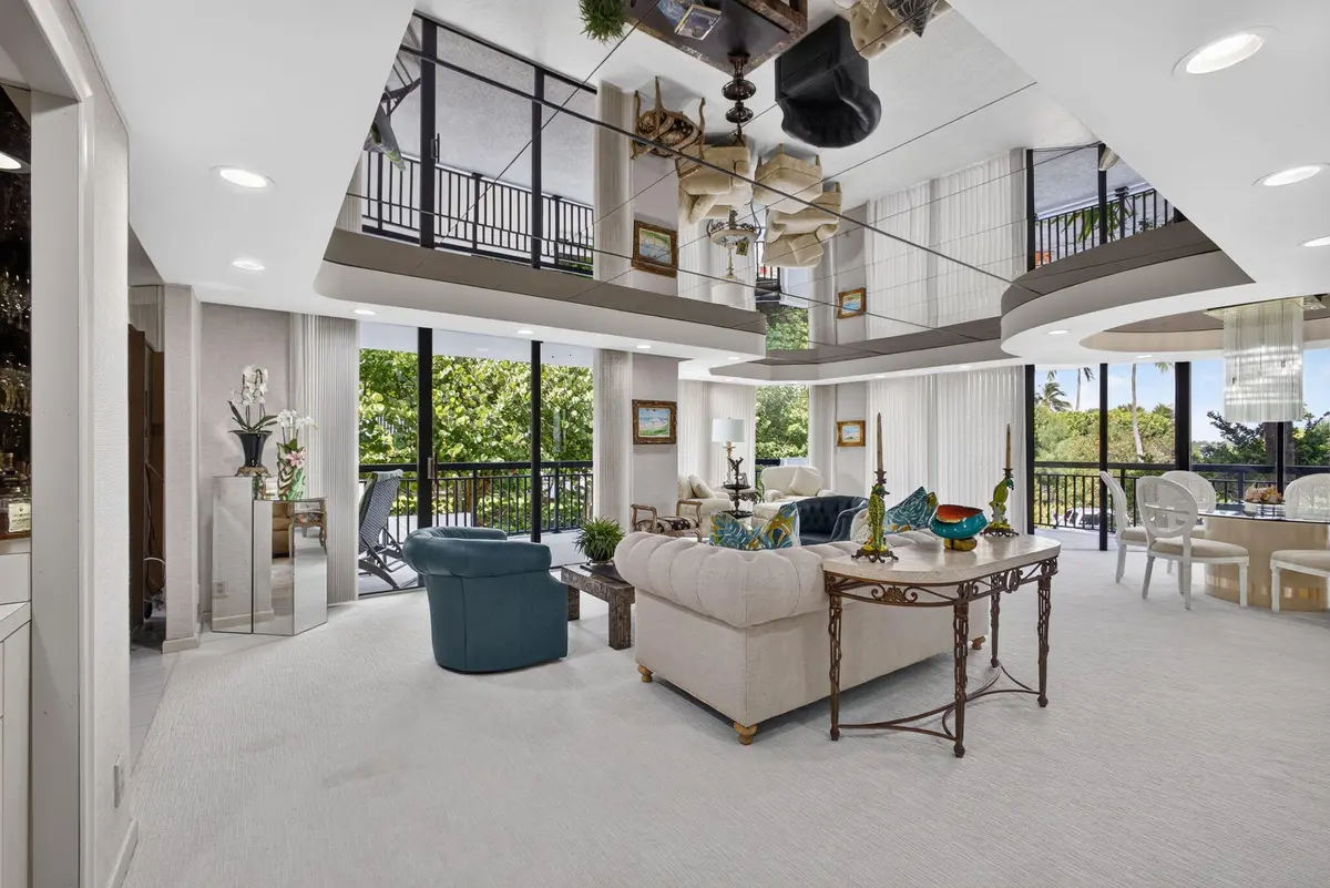 Living Room at 3140 S Ocean Boulevard 101 S, Palm Beach