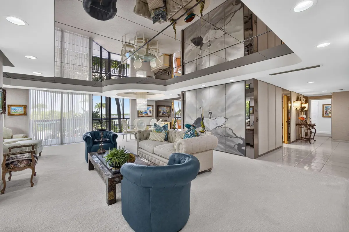 Living Room at 3140 S Ocean Boulevard 101 S, Palm Beach