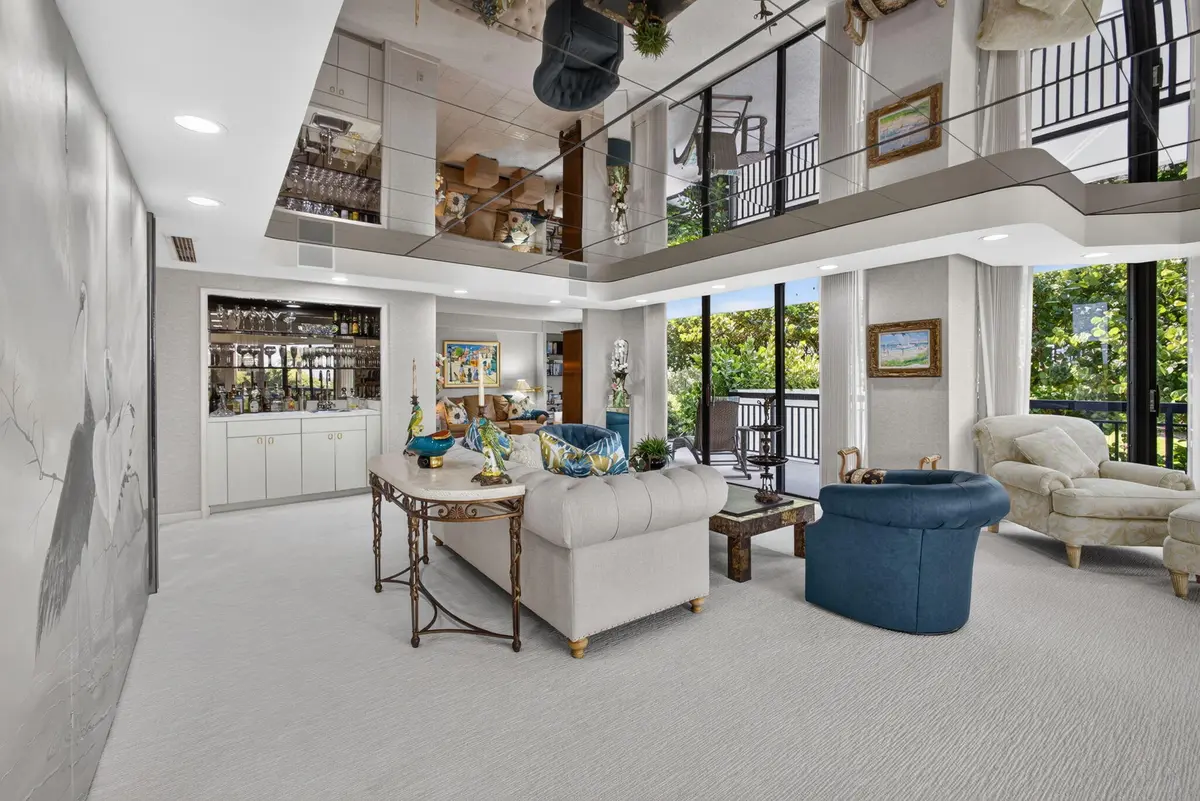 Living Room at 3140 S Ocean Boulevard 101 S, Palm Beach