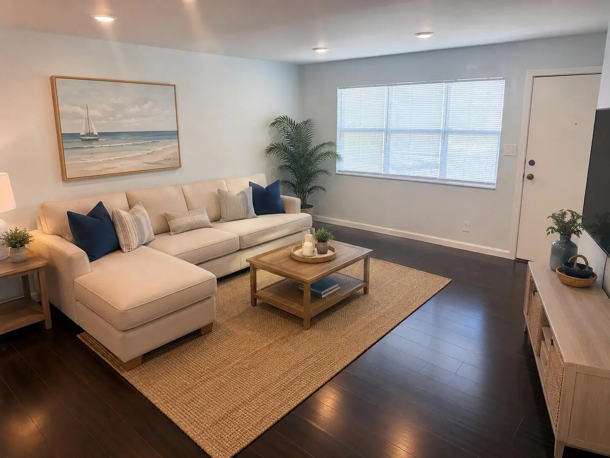 Living Room at 2840 NE 14th Street 403a, Pompano Beach