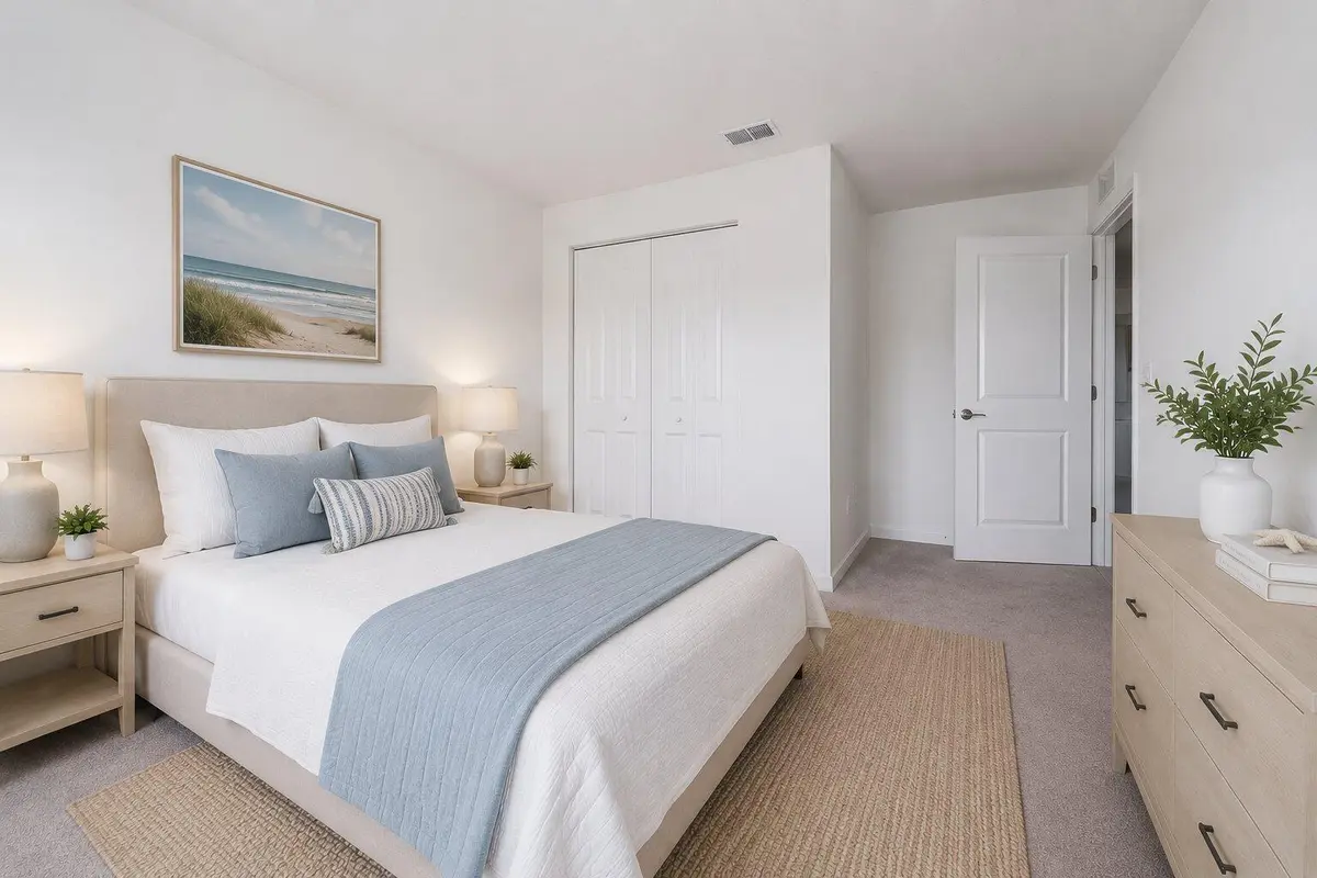 Bedroom #3 (AI Staged) at 2004 Sugar Maple Drive, Riviera Beach