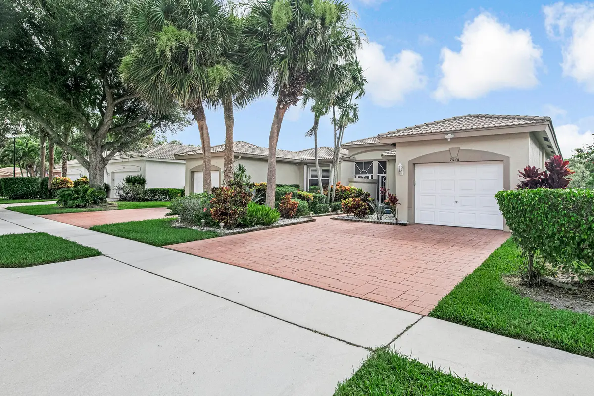 Exterior Front at 9636 Crescent View Drive, Boynton Beach