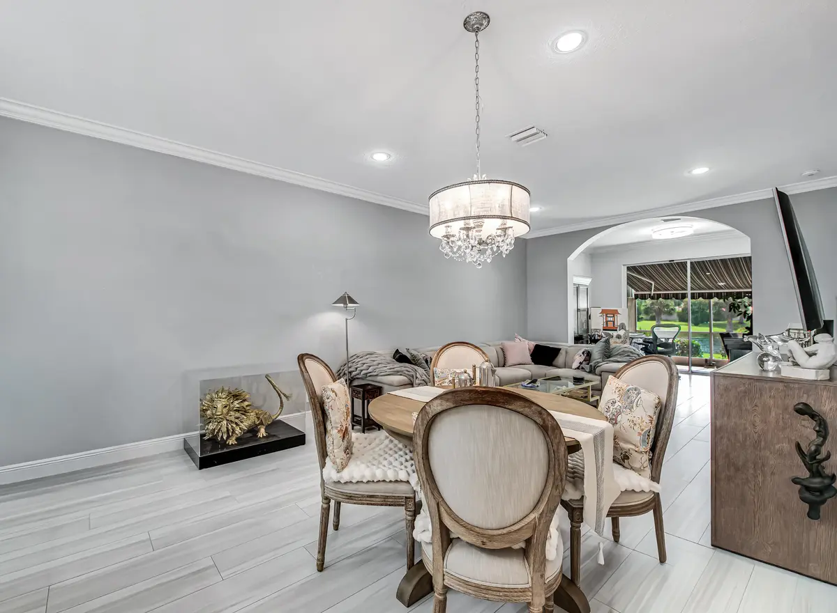 Living/Dining at 9636 Crescent View Drive, Boynton Beach
