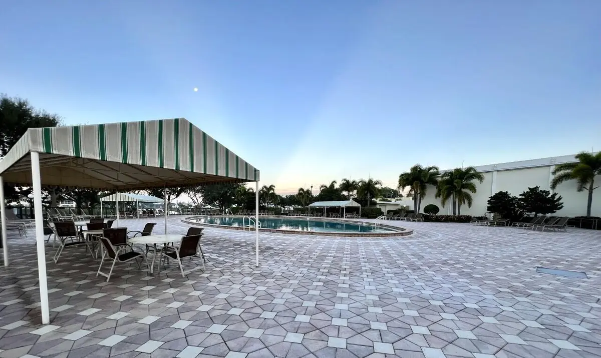 Main Clubhouse Resident Pool at 180 CAMDEN H 180, West Palm Beach