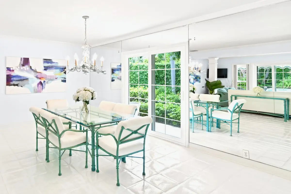 Dining Area at 1421 N LAKE Way, Palm Beach