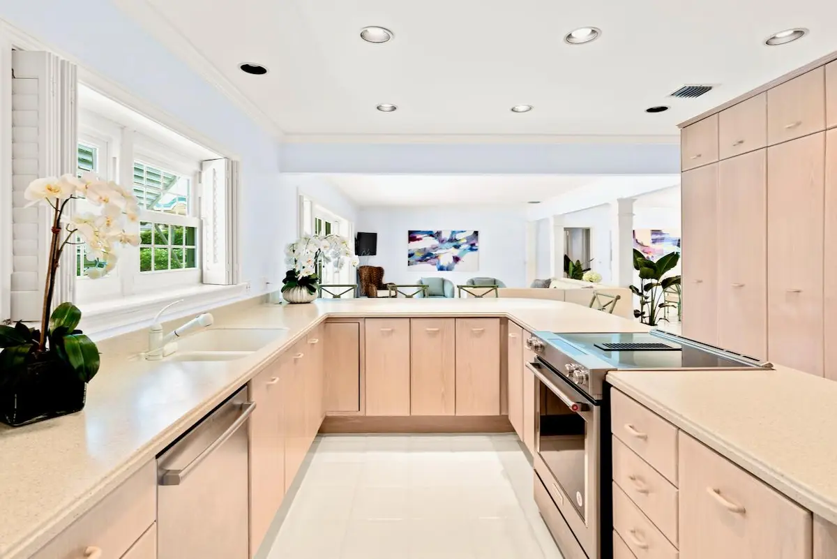 Kitchen at 1421 N LAKE Way, Palm Beach