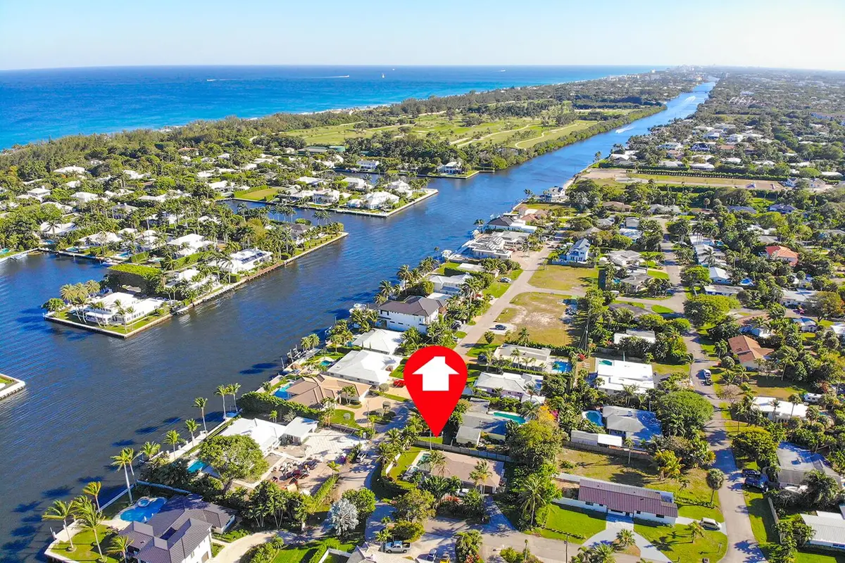 Aerial View at 922 Turner Road, Delray Beach