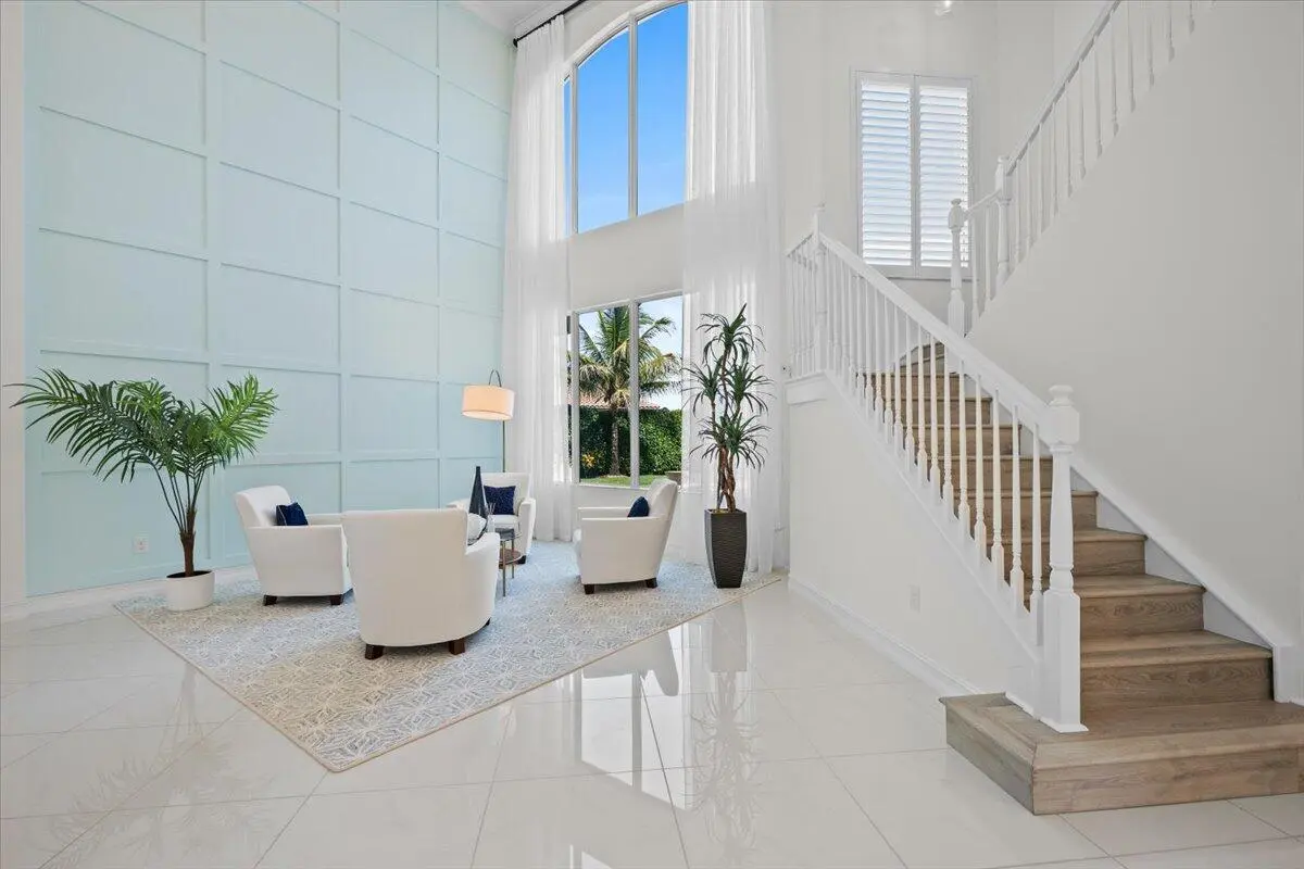 Grand Staircase at 11091 Rockledge View Drive, West Palm Beach