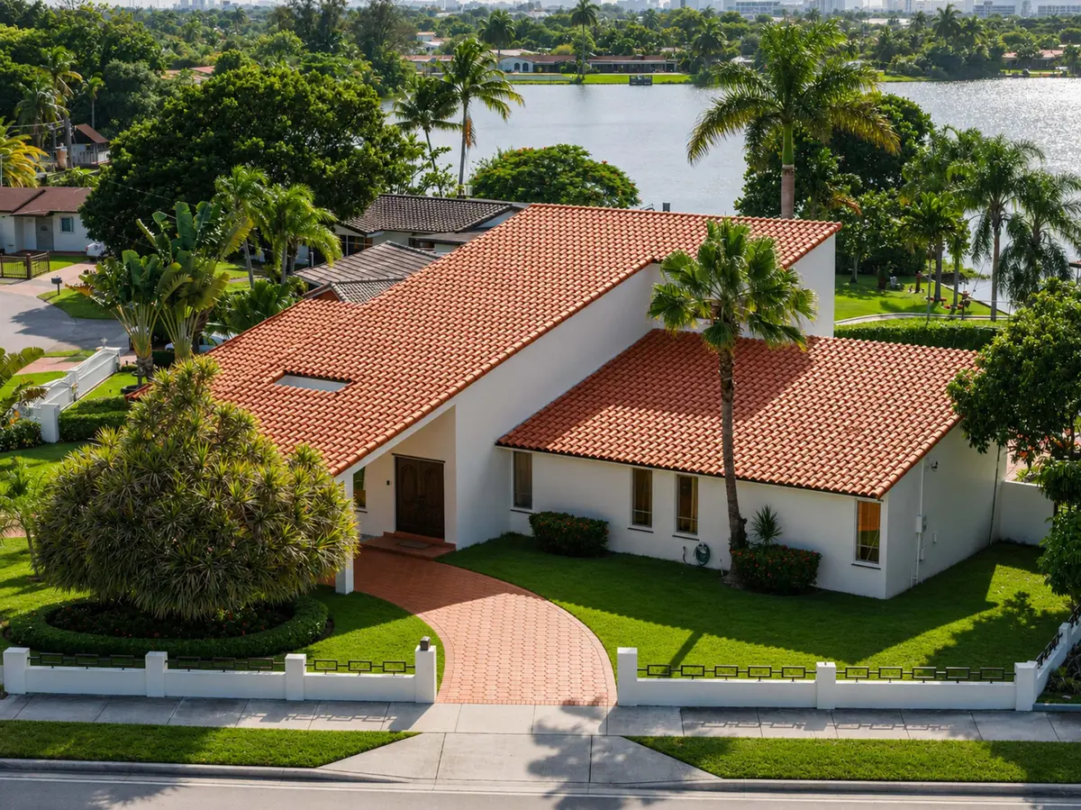 Aerial of Front at 1110 SW 97TH Avenue, Miami