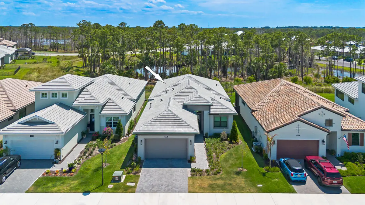 Aerial of house at 6980 SE HAVEN Lane, Stuart