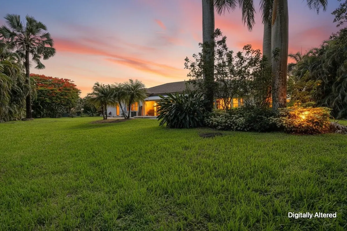 Digitally Altered_Twlight.Back_Elevation at 3143 SW 141st Terrace, Davie