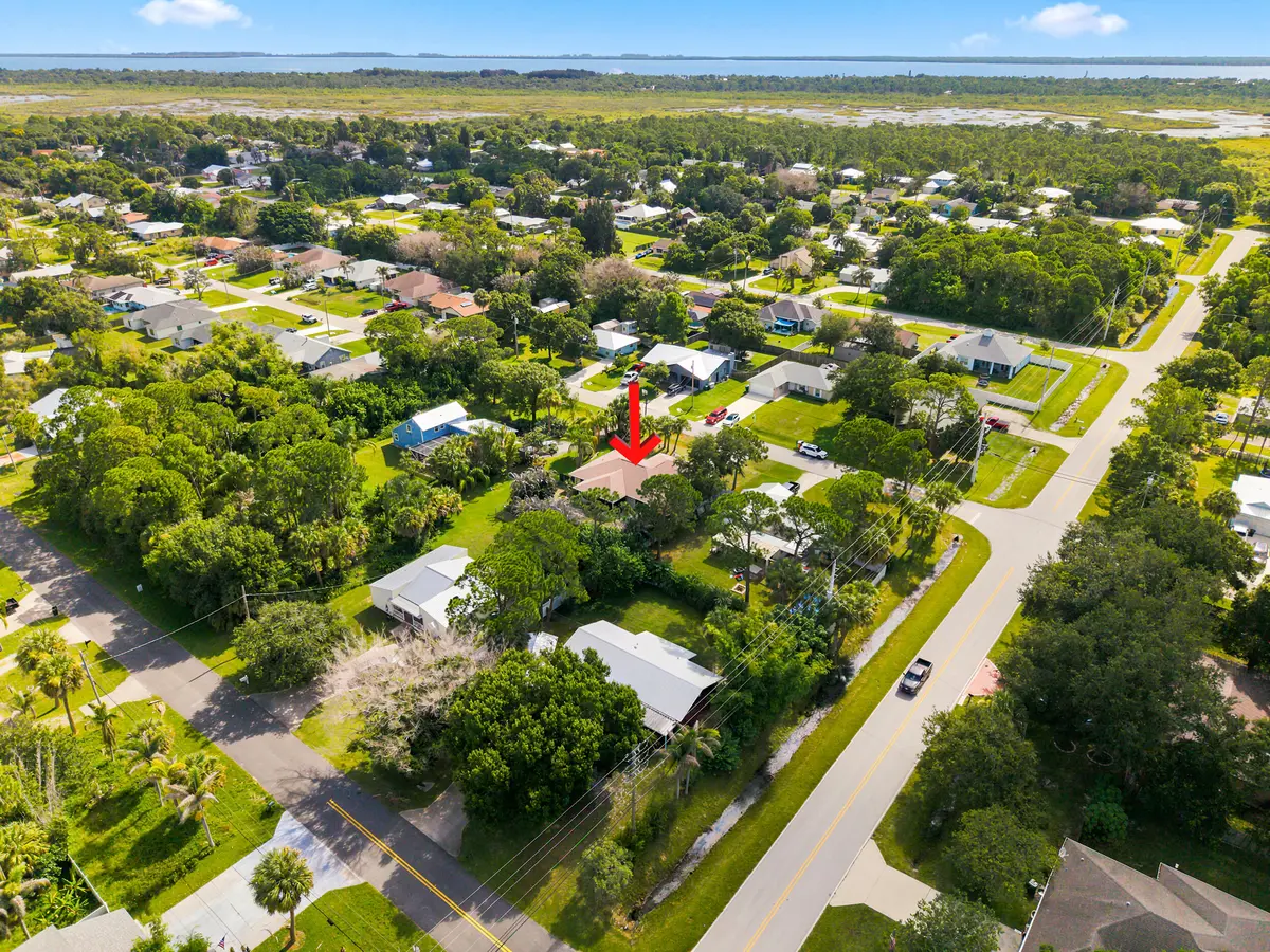 Aerial View at 6107 BAMBOO Drive, Fort Pierce
