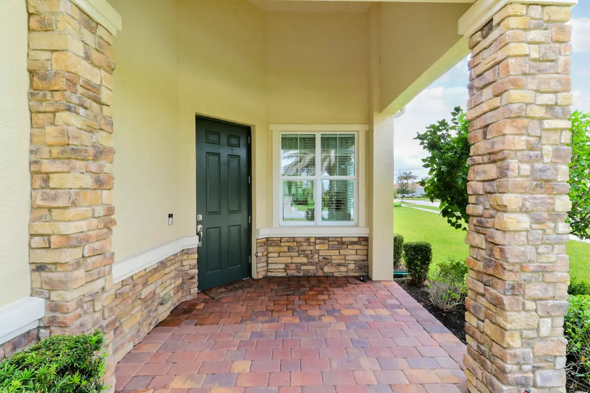 Covered Front Porch Entry at 20015 SW Caserta Way, Port St. Lucie