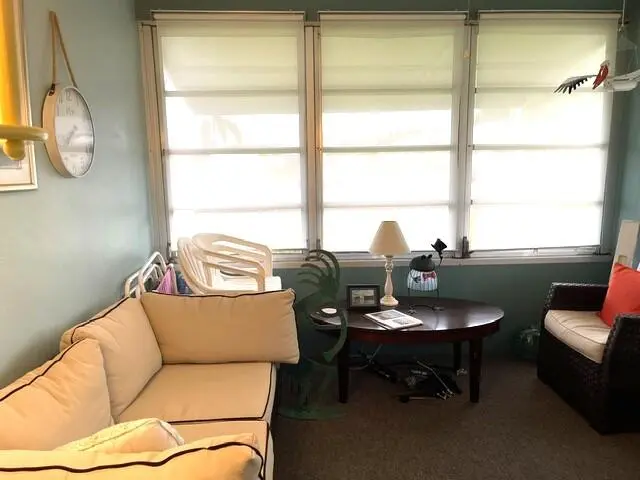 Enclosed Florida room at 237 HIGH POINT Court A, Delray Beach