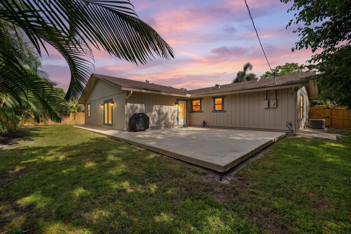 Sunset Back at 5196 Greenwood Drive, Delray Beach