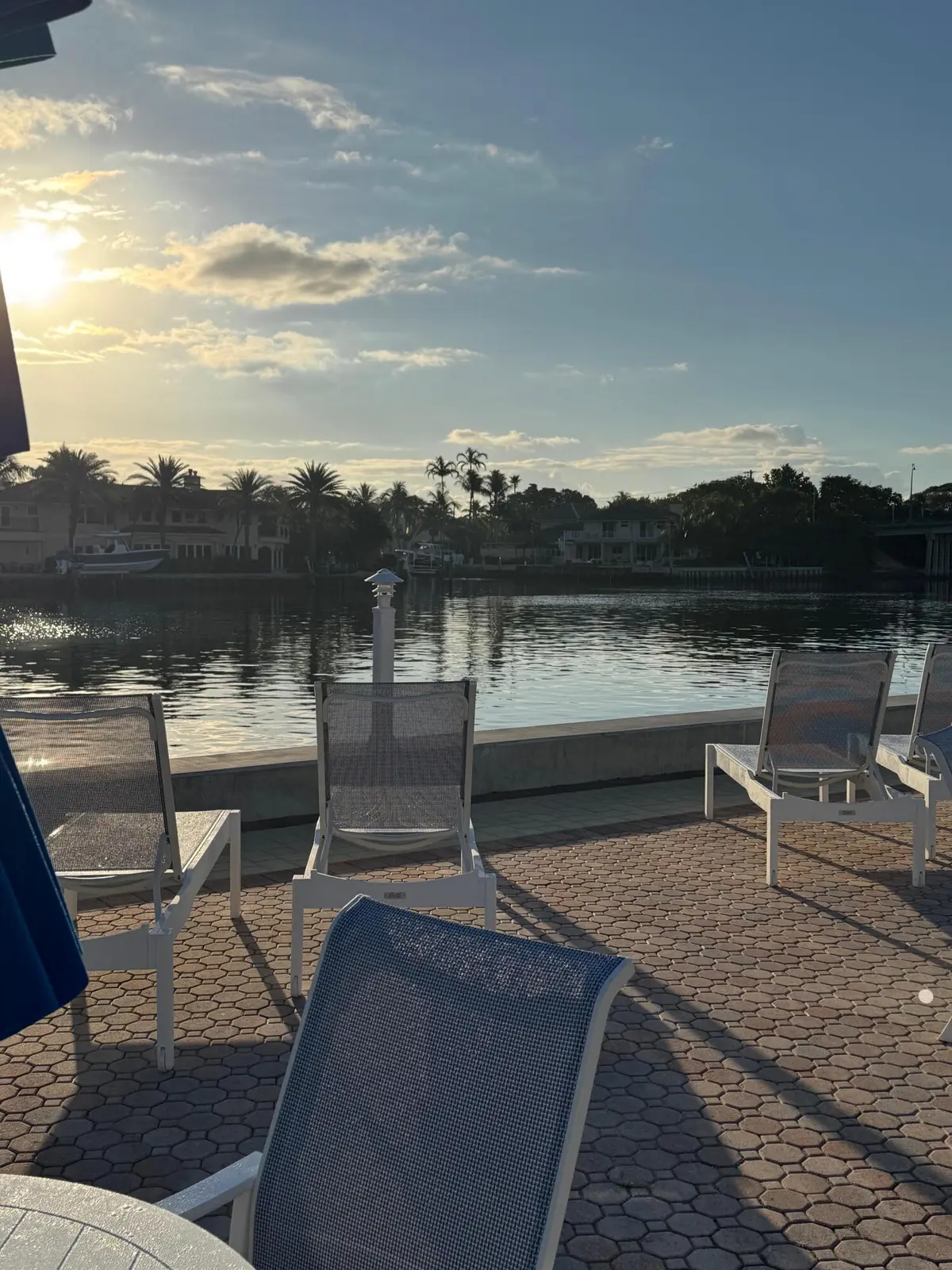 Pool deck on ICW at 640 Snug Harbor Drive F6, Boynton Beach