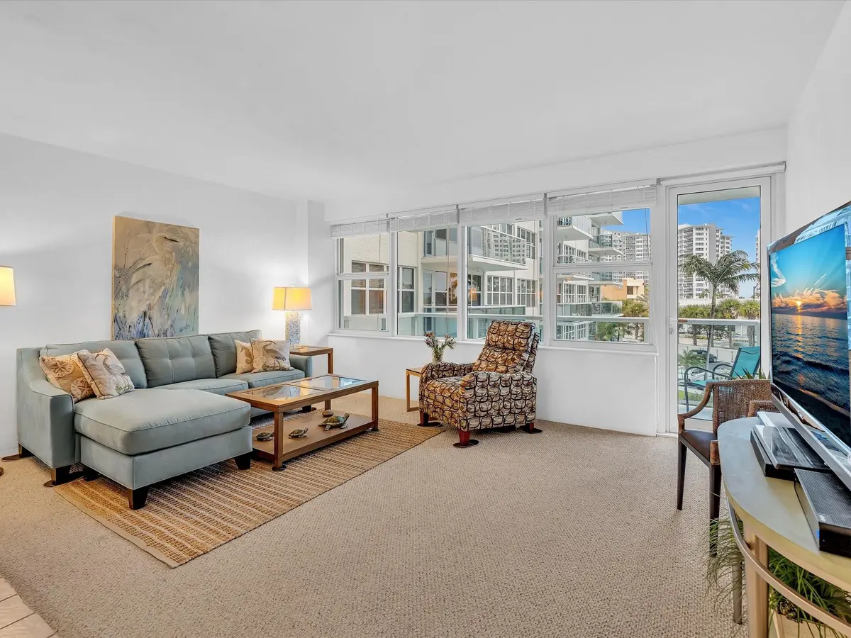 Living area at 3300 NE 36TH Street 312A, Fort Lauderdale