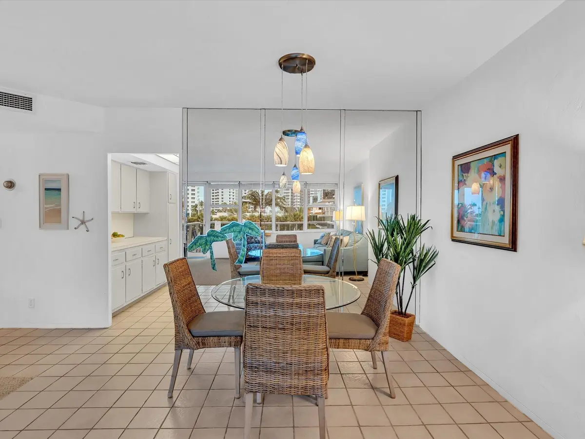 Dining area at 3300 NE 36TH Street 312A, Fort Lauderdale