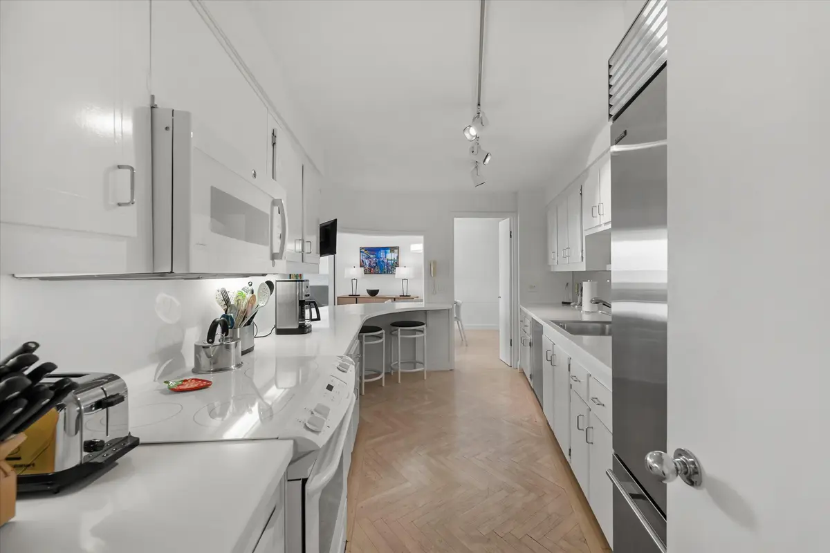 Kitchen at 100 Sunrise Avenue 212, Palm Beach