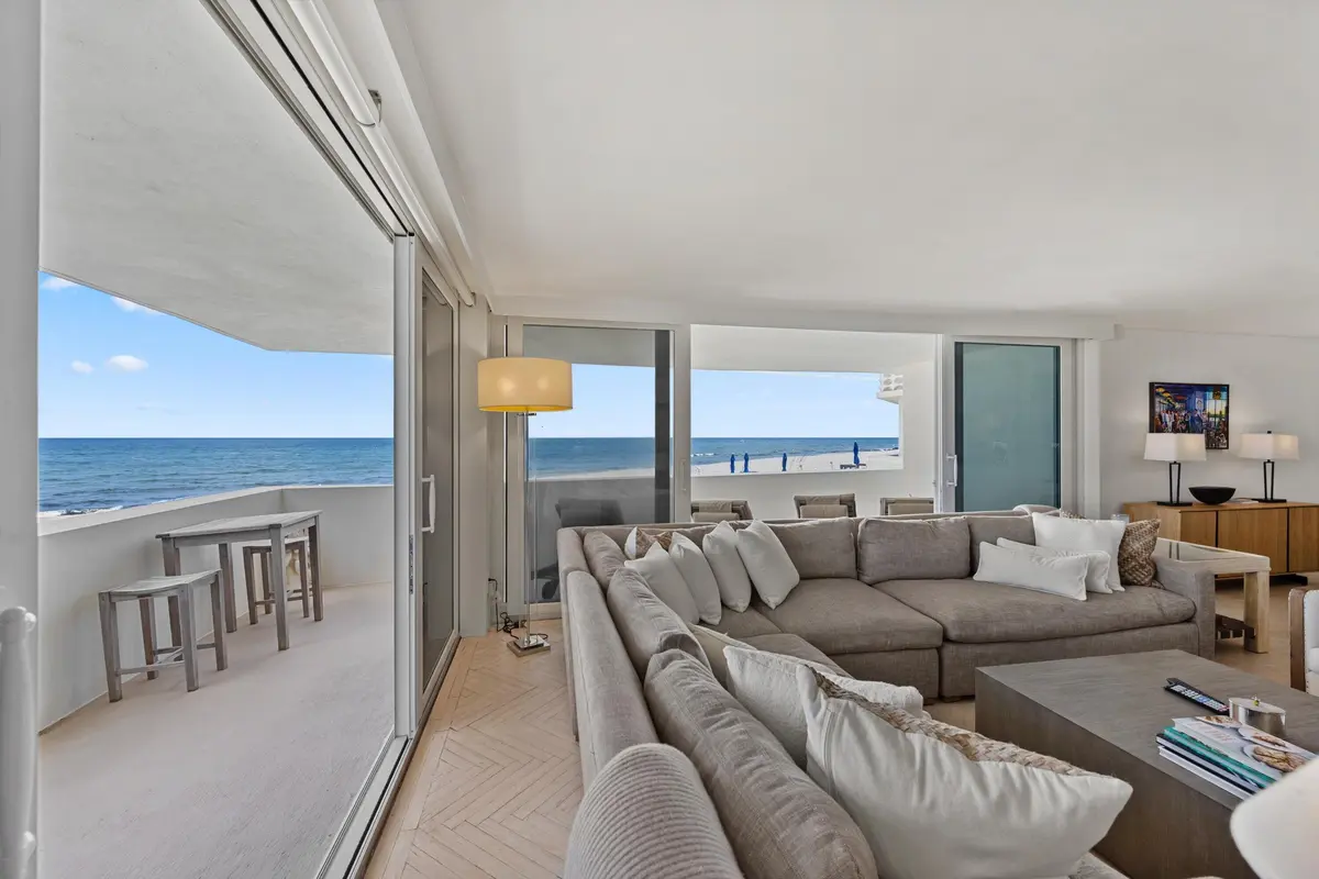 Living Area at 100 Sunrise Avenue 212, Palm Beach
