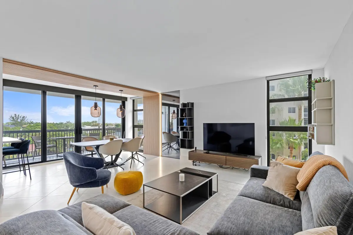 Living Area at 1361 S Ocean Boulevard 407, Pompano Beach