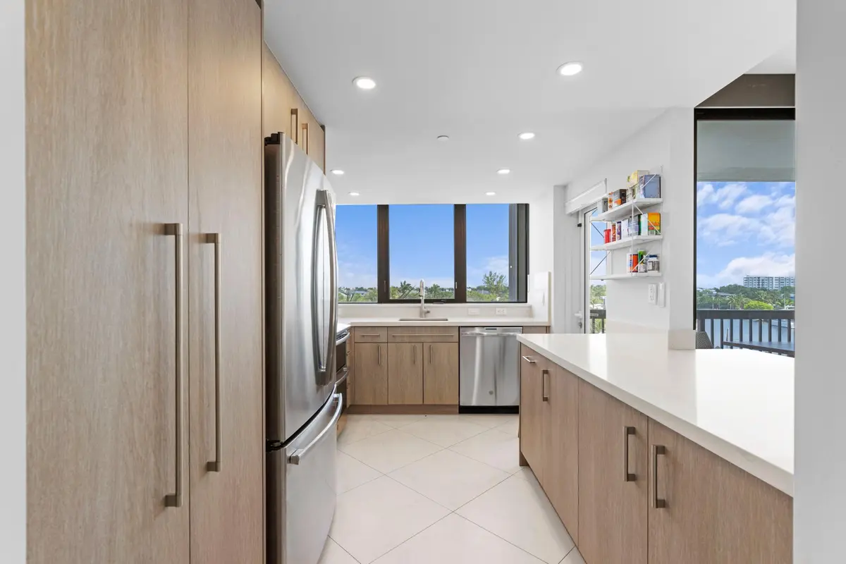 Kitchen at 1361 S Ocean Boulevard 407, Pompano Beach