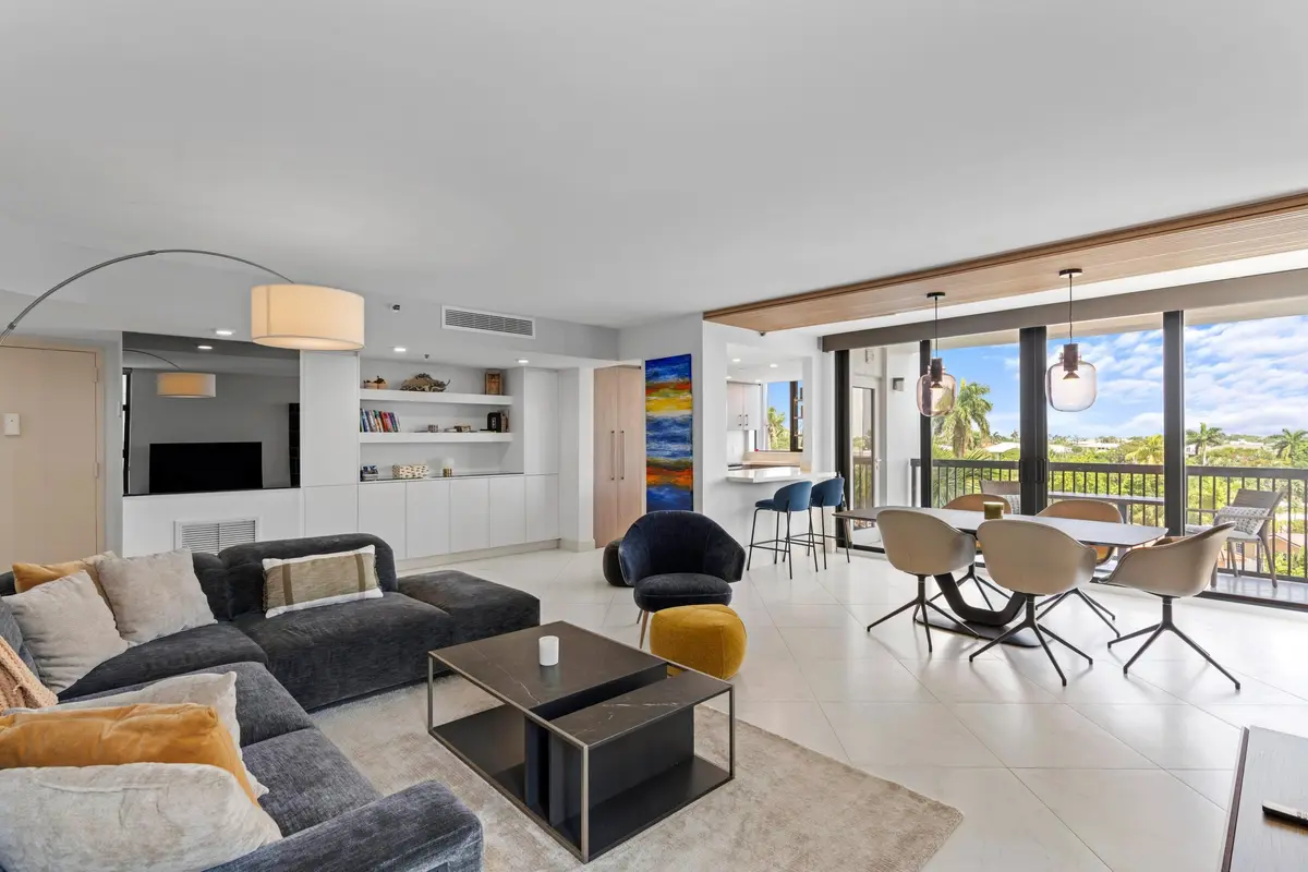Living Area at 1361 S Ocean Boulevard 407, Pompano Beach