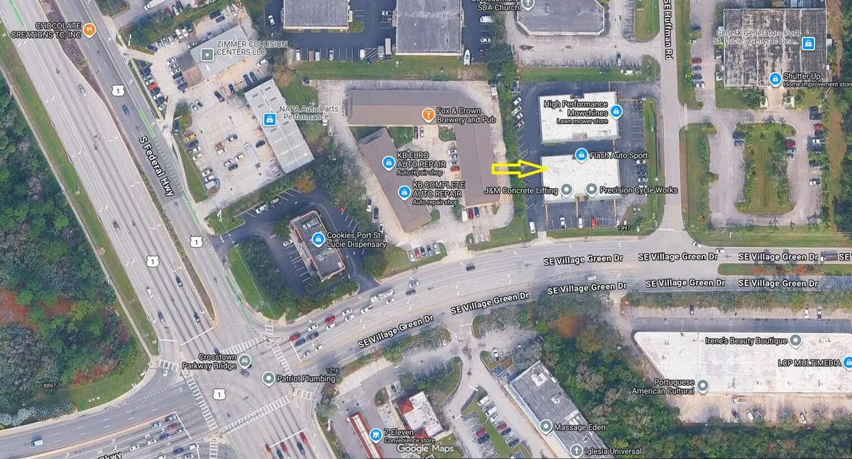Aerial at 1463 SE VILLAGE GREEN Drive A9, Port St. Lucie