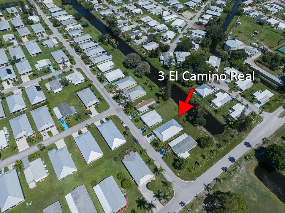 Aerial at 3 EL CAMINO REAL, Port St. Lucie