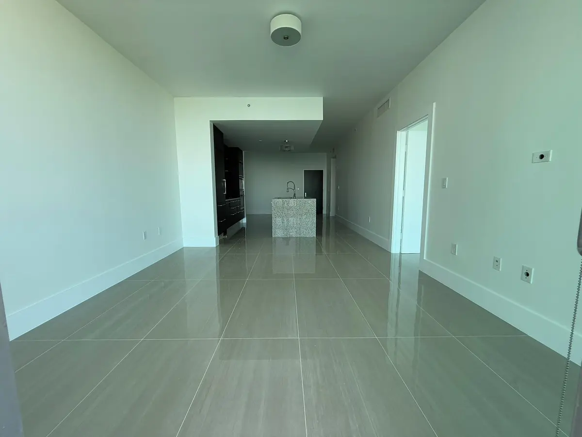 Living Room at 900 Biscayne Boulevard 2807, Miami