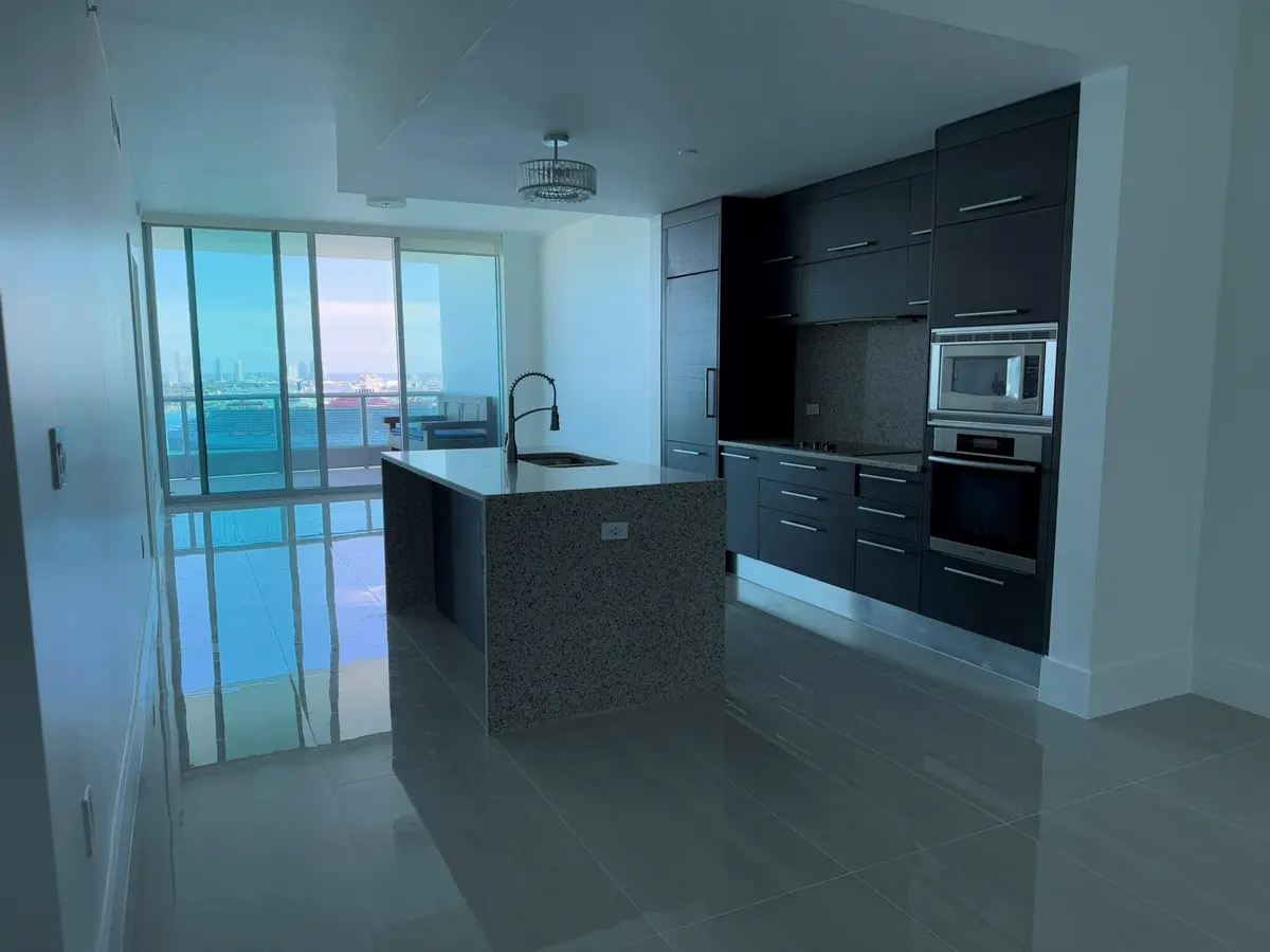 Kitchen at 900 Biscayne Boulevard 2807, Miami