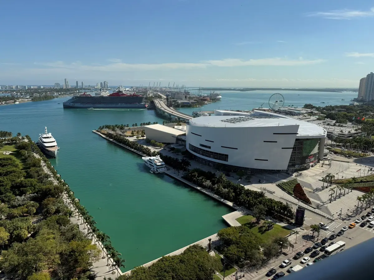 Aerial View at 900 Biscayne Boulevard 2807, Miami