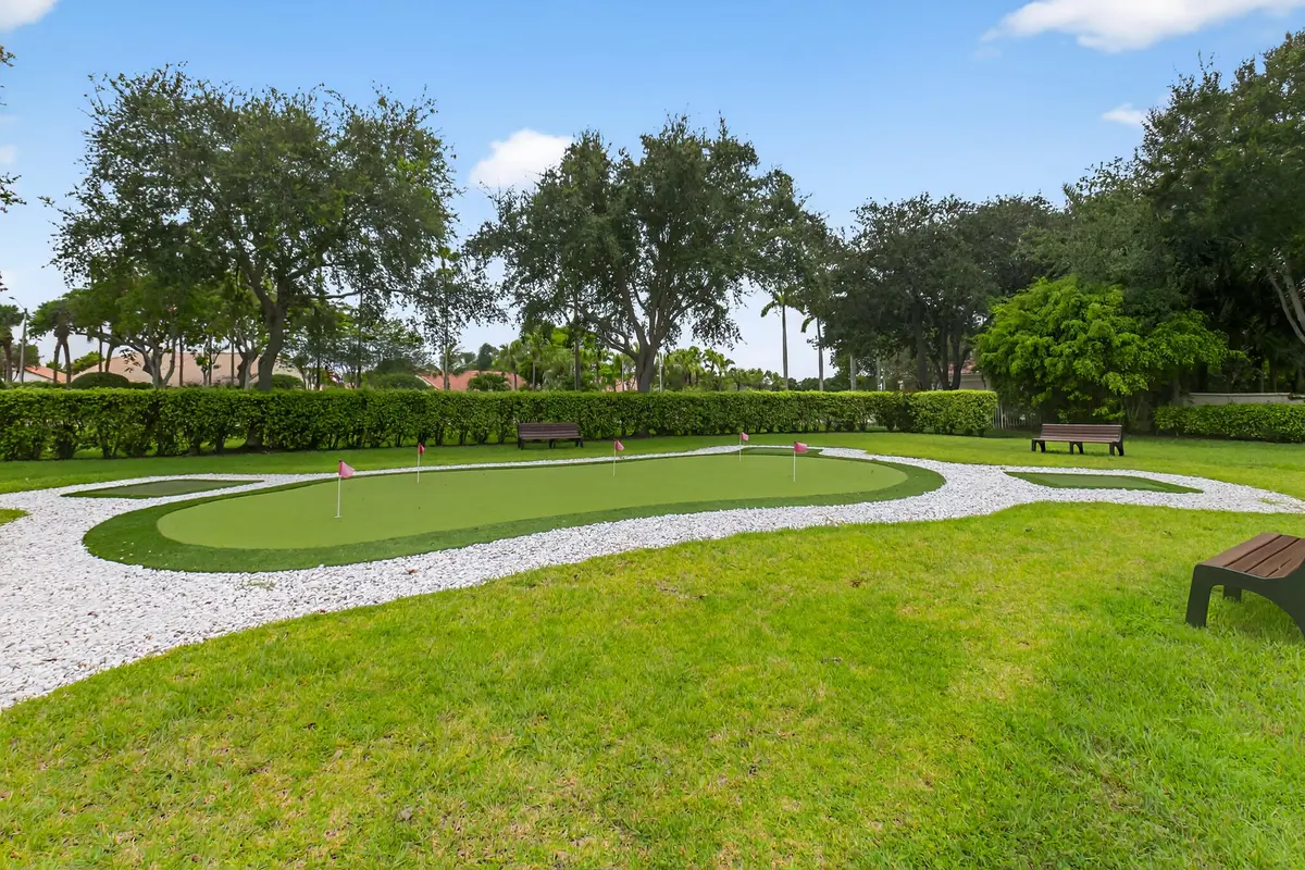 Beautiful Floral Lakes Groundsnds at 6088 Caladium Road, Delray Beach