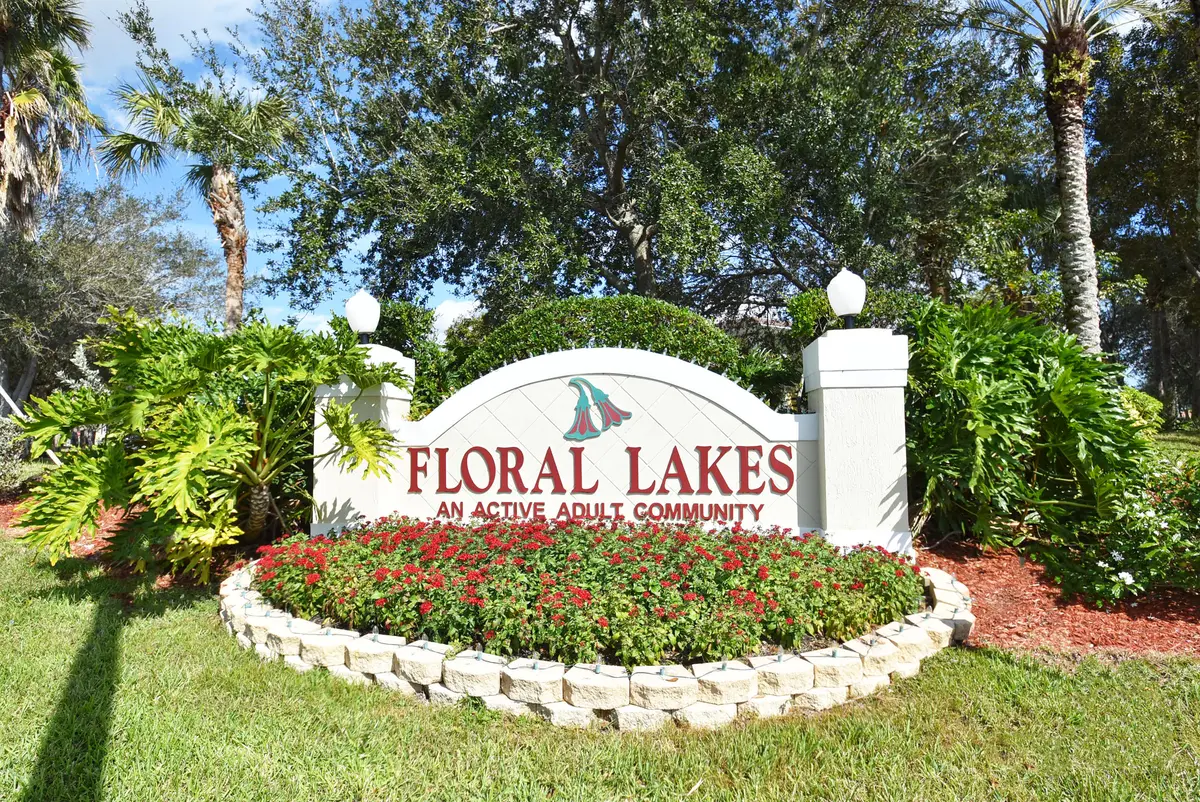 Beautiful Floral Lakes at 6088 Caladium Road, Delray Beach