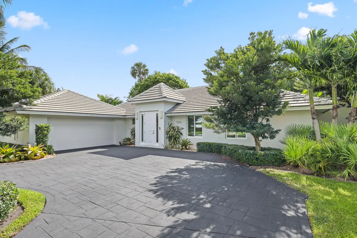 Front of Home at 1386 S Atlantic Drive, Lantana