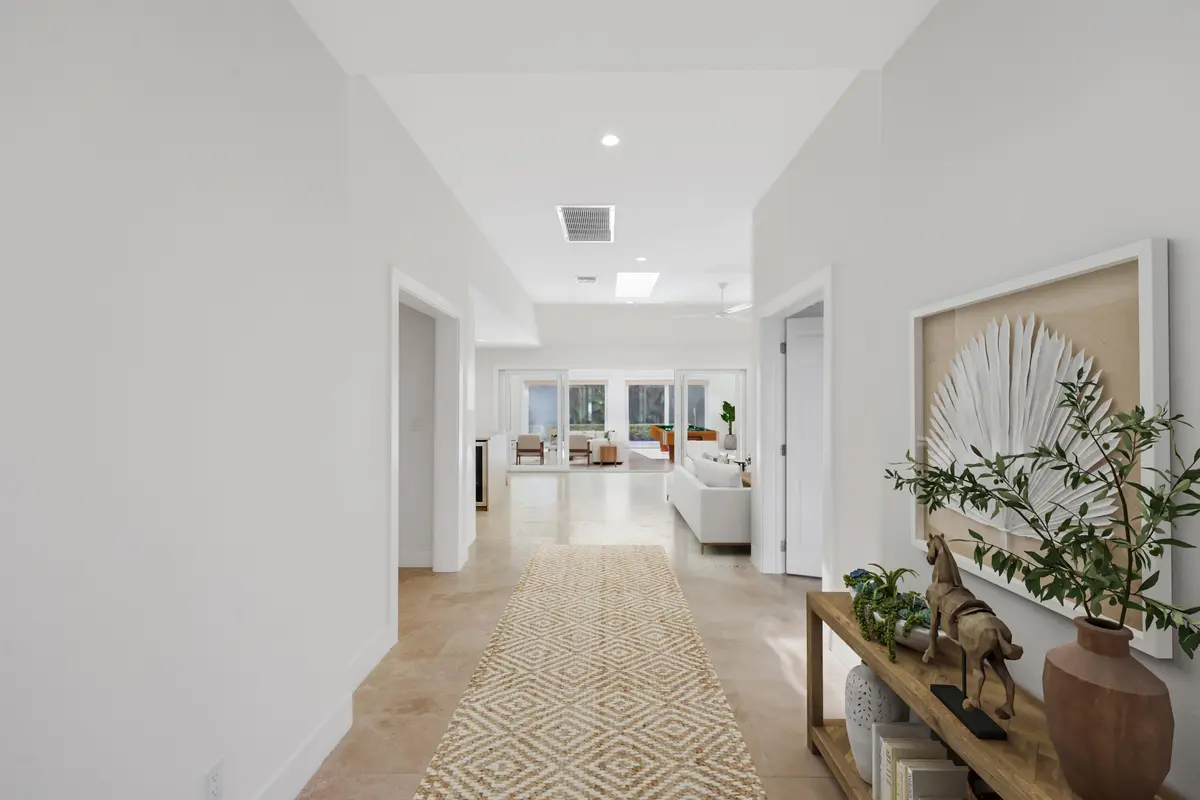 Entryway/Foyer Virtually Staged at 1386 S Atlantic Drive, Lantana