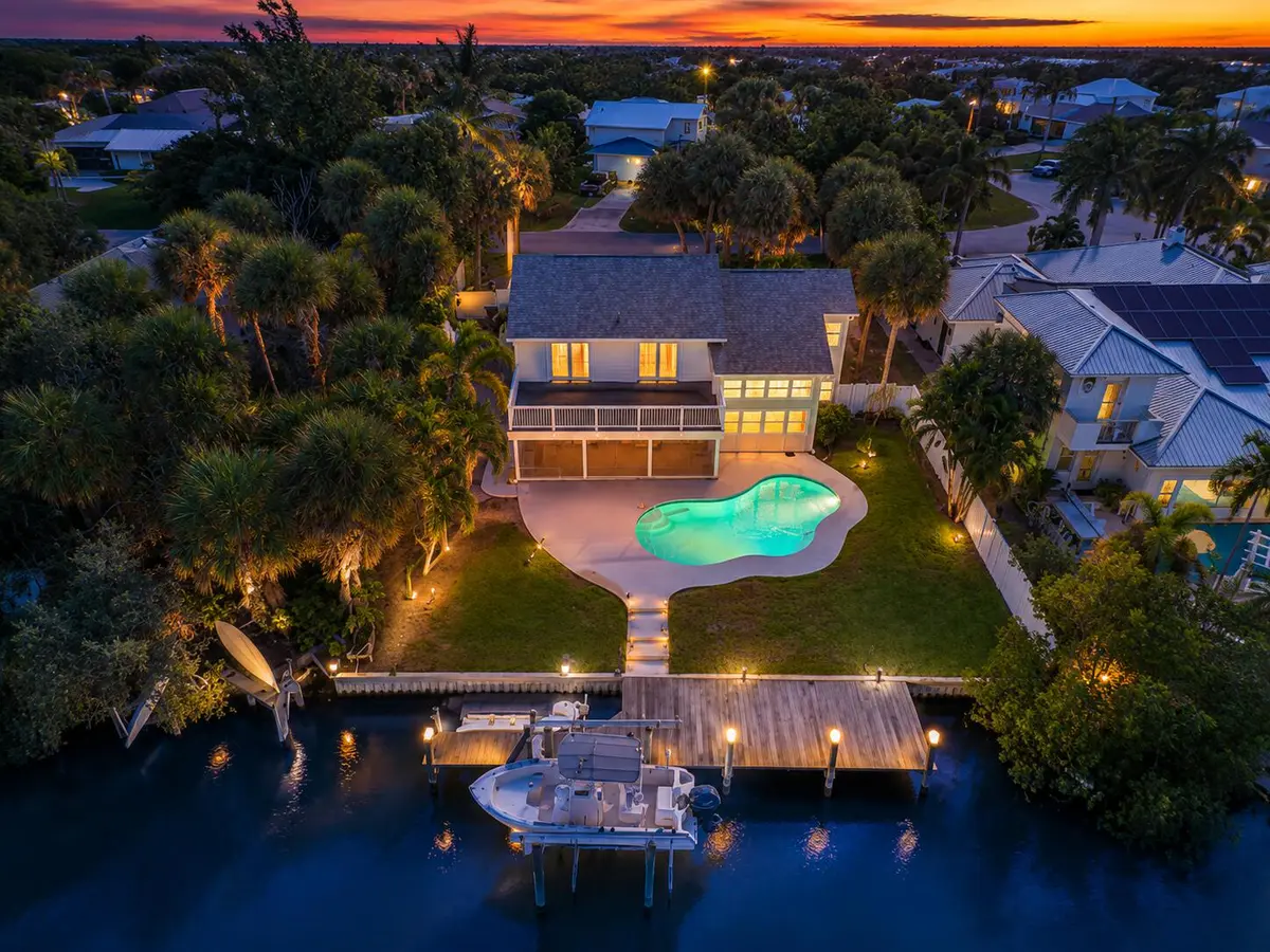 Twilight at 721 Shore Drive, Vero Beach