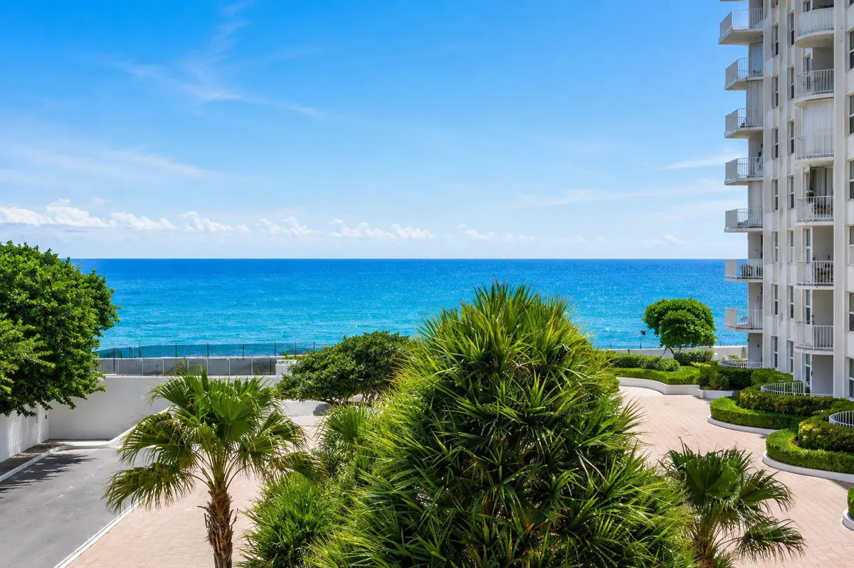 balcony view at 2295 S OCEAN Boulevard 418, Palm Beach
