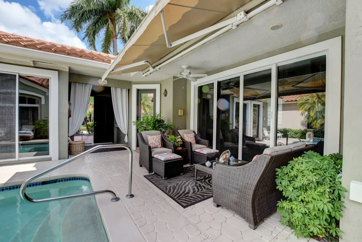 Electric Retractible Awning at 6342 NW 23rd Street, Boca Raton