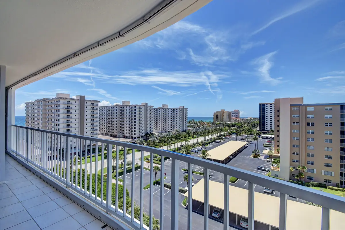 view from balcony at 3210 S Ocean Boulevard 903, Highland Beach