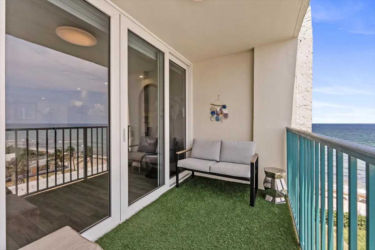 OCEAN VIEW BALCONY at 1237 HILLSBORO MILE 604, Hillsboro Beach