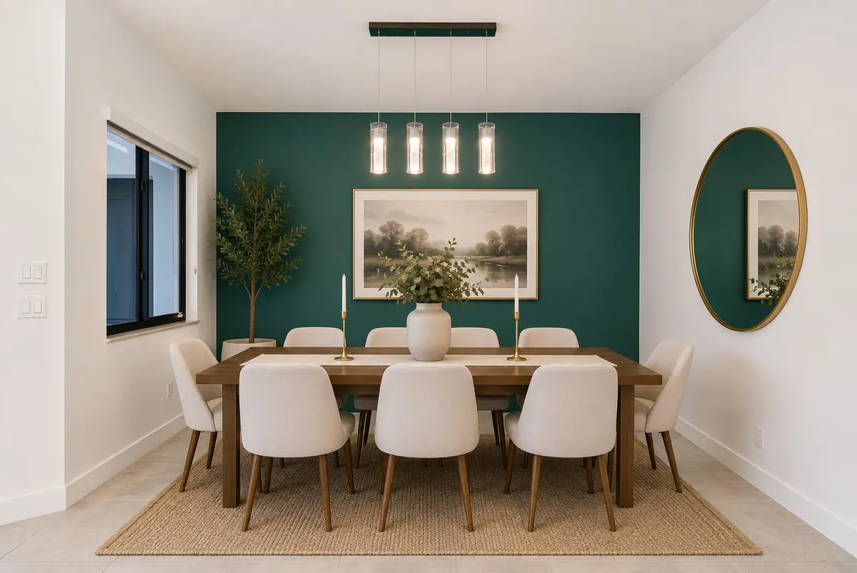 Dining Room at 10890 Windward Street, Parkland
