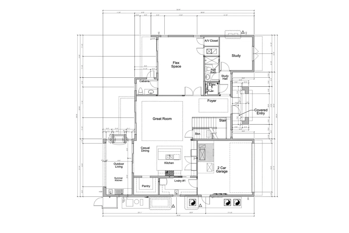 217 Gregory Rd First Floorplan at 217 Gregory Road, West Palm Beach