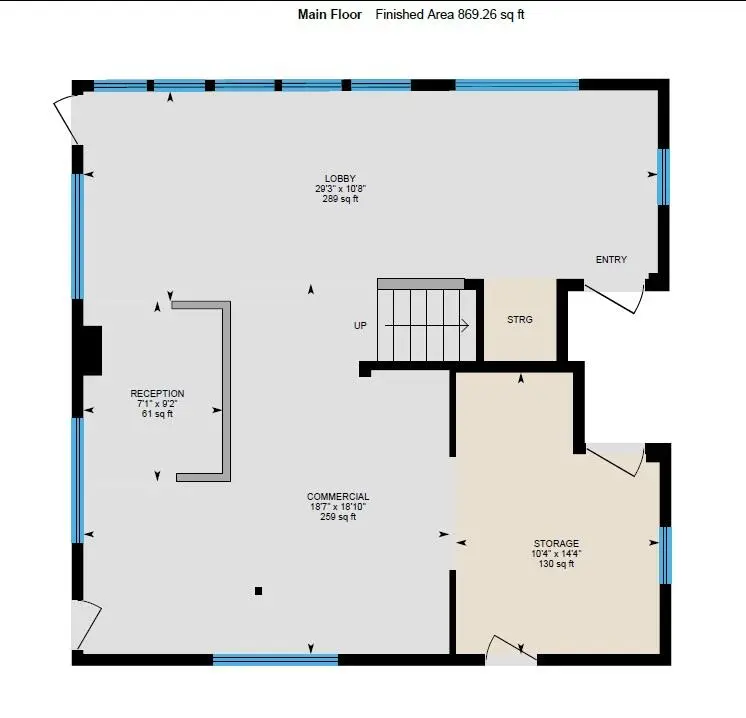 1 MAIN FLOOR 869.26 SF at 1003-1013 SE Holbrook Court 1003-1013, Port St. Lucie