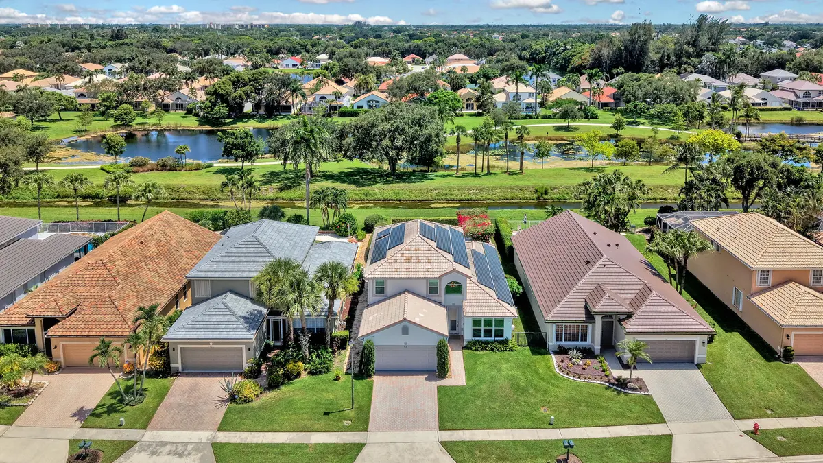 Aerial Streetscape at 7634 MONARCH Court, Delray Beach