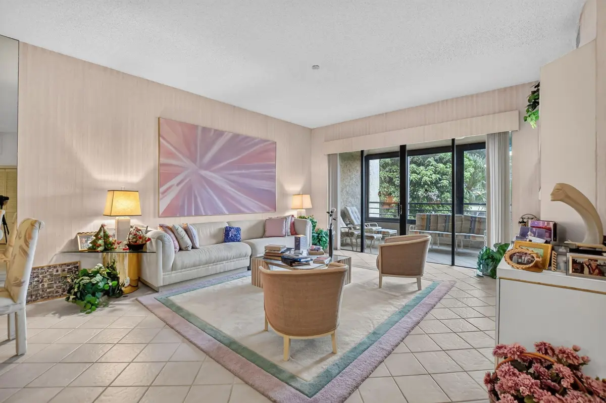 living room at 7535 LA PAZ Boulevard 201, Boca Raton