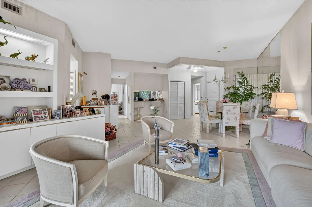 living room at 7535 LA PAZ Boulevard 201, Boca Raton