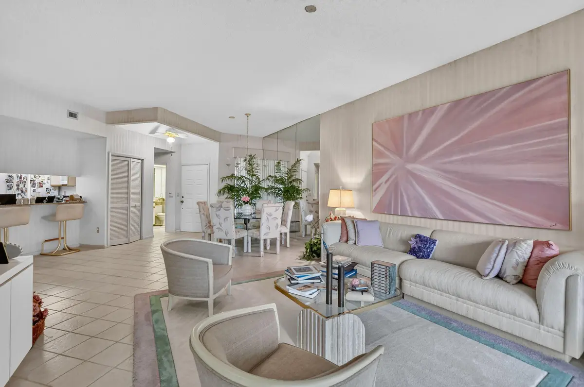 living room at 7535 LA PAZ Boulevard 201, Boca Raton
