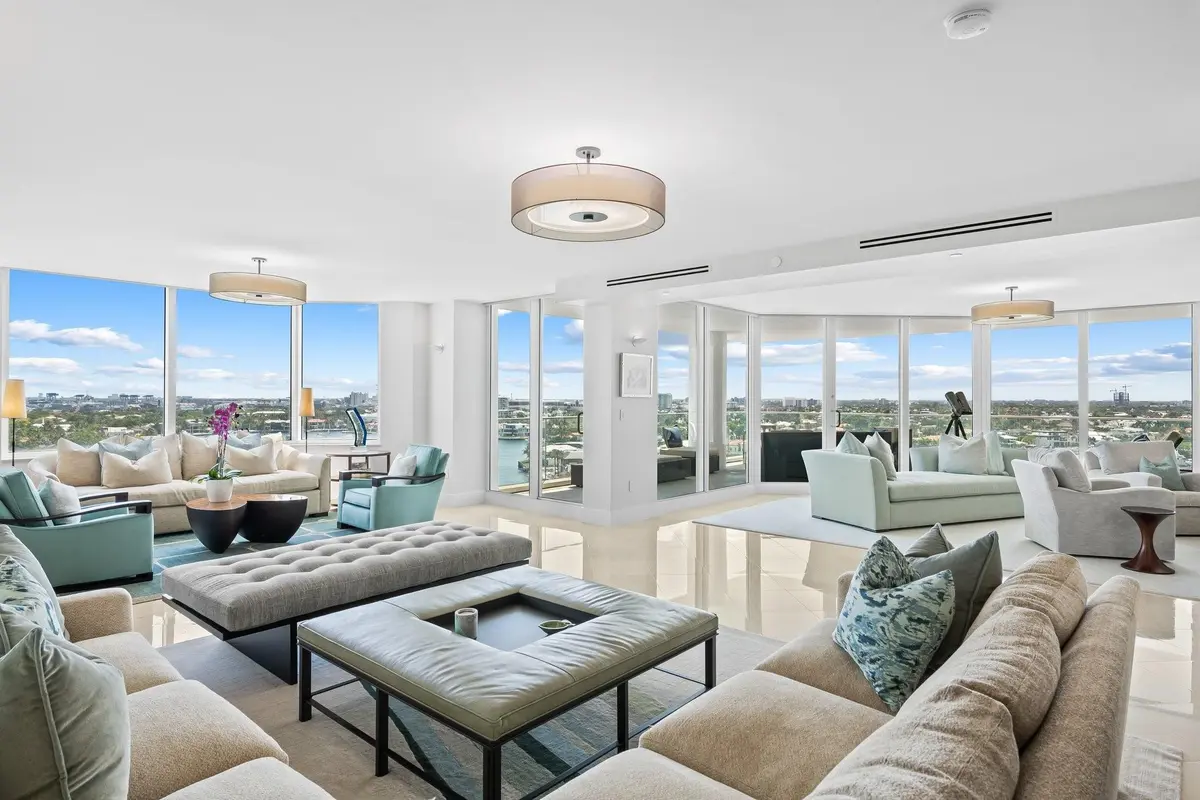 Living Room at 3055 Harbor Drive 1403, Fort Lauderdale